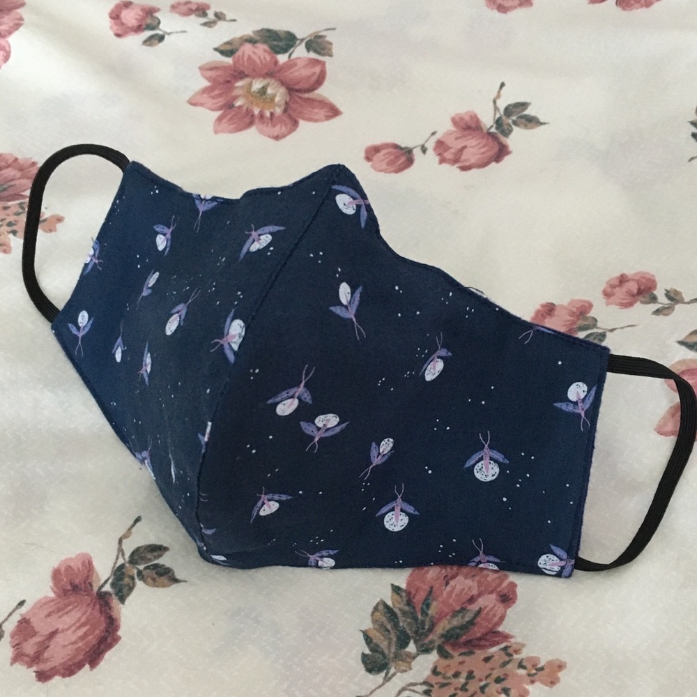 Fireflies, quality face mask (Adult)